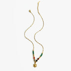 Sun Pendant Necklaces and Pearls a