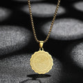 Women's necklace with Arabic Ayatul Kursi pendant