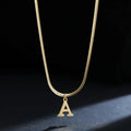 Women’s necklace with initial letter pendant