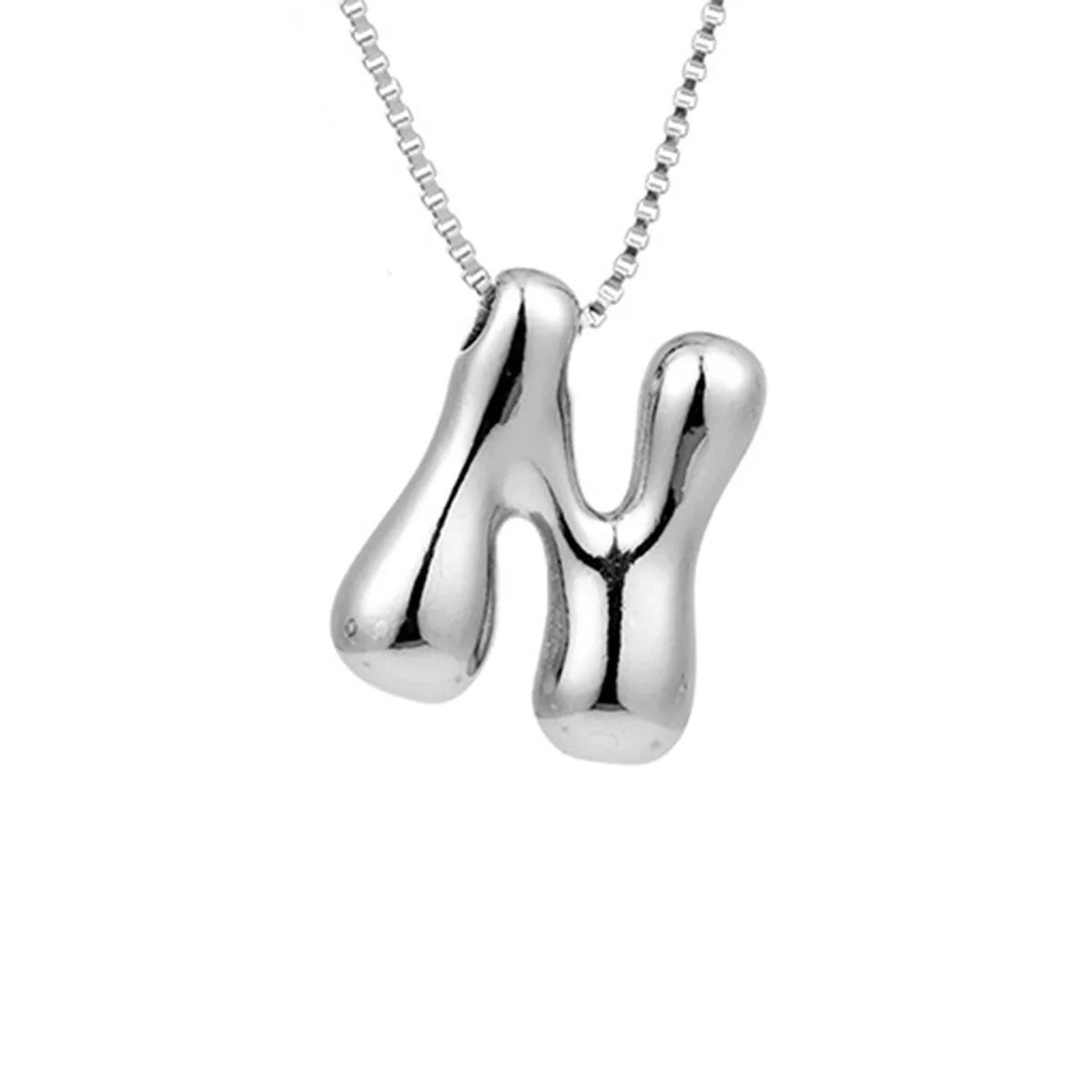 Collier pour femme avec pendentif initiale - lettre