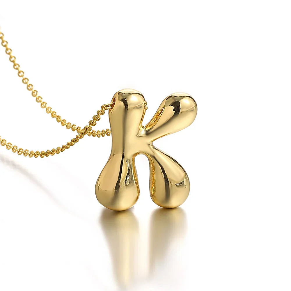 Collier pour femme avec pendentif initiale - lettre