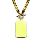 Collier ras de cou avec pendentif Ayatul Kursi symbole islamique
