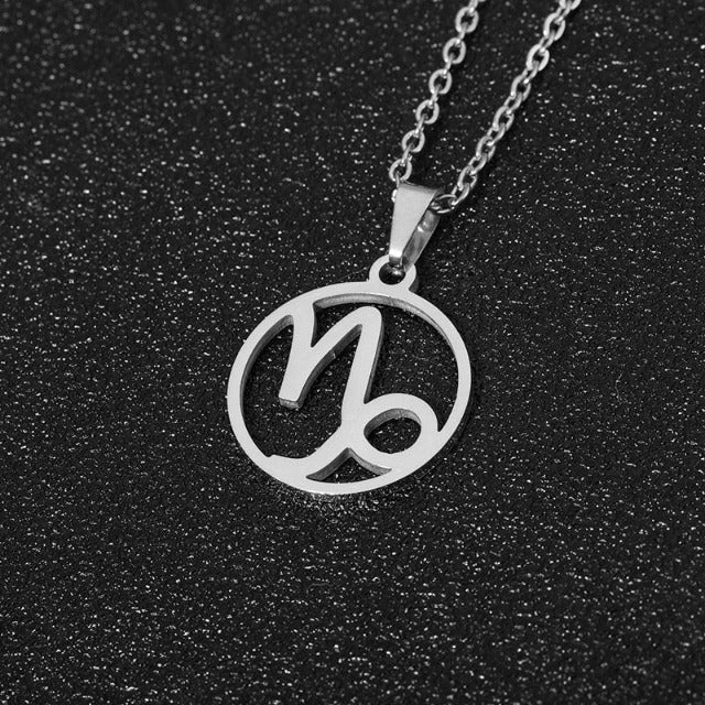 Collier Signe du Zodiaque - Pendentif  12 Constellations