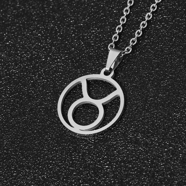 Collier Signe du Zodiaque - Pendentif  12 Constellations