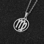 Collier Signe du Zodiaque - Pendentif  12 Constellations
