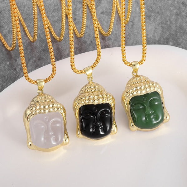 Buddha Head Necklace
