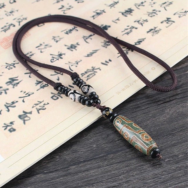 Cyan Tibetan Necklace