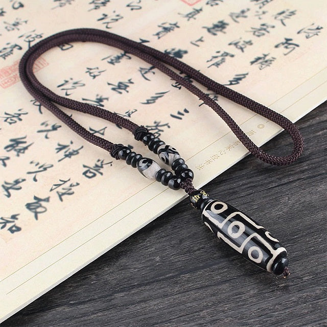 Black and White Tibetan Necklace