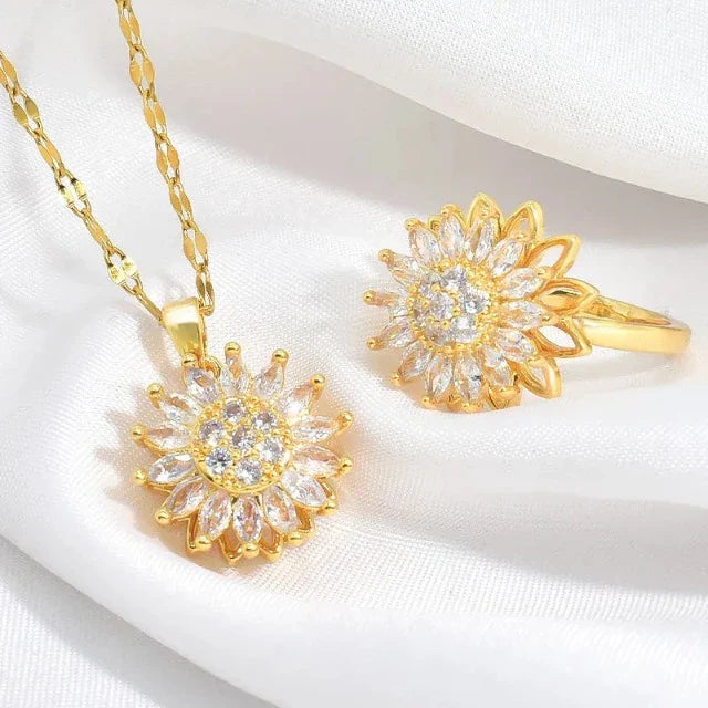 Collar Girasol Giratorio
