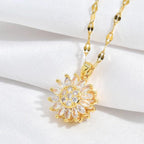 Collar Girasol Giratorio