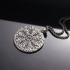 Collar Vegvisir Colgante Celta Vikingo Hombre Mujer Nórdico