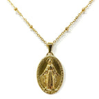 Collier Vierge Marie or