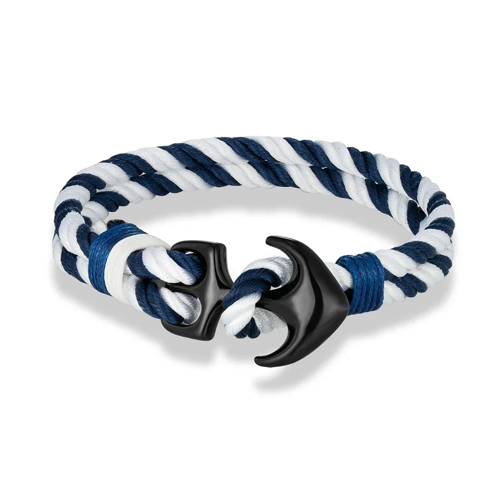 Pulsera doble ancla 