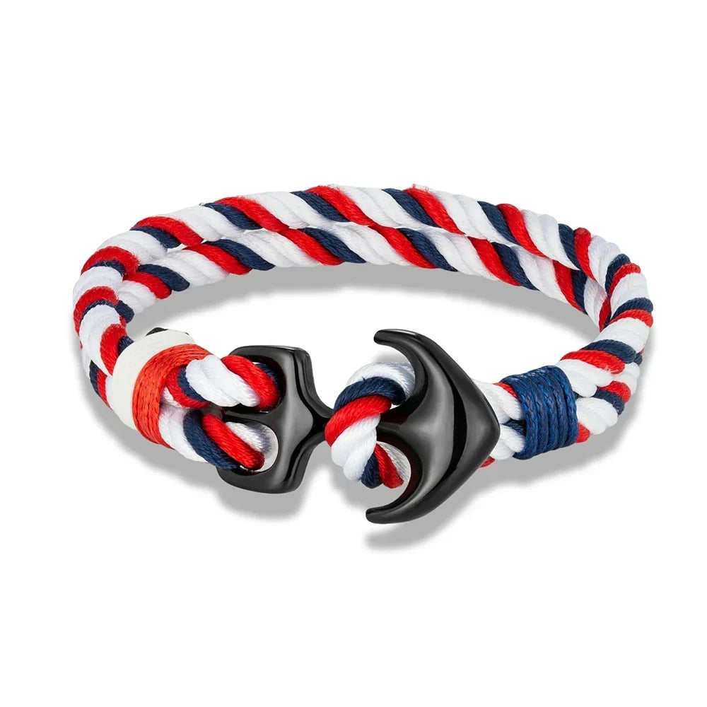 Pulsera doble ancla 