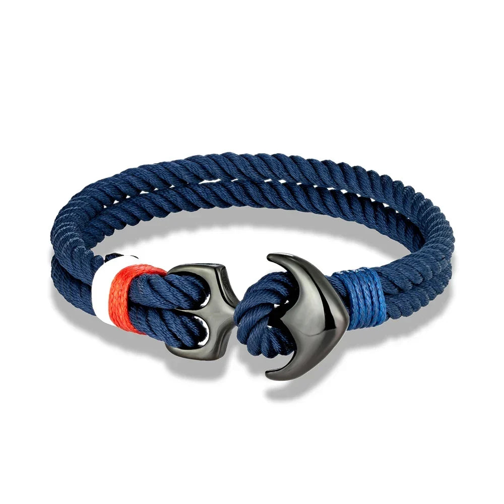 Pulsera doble ancla 