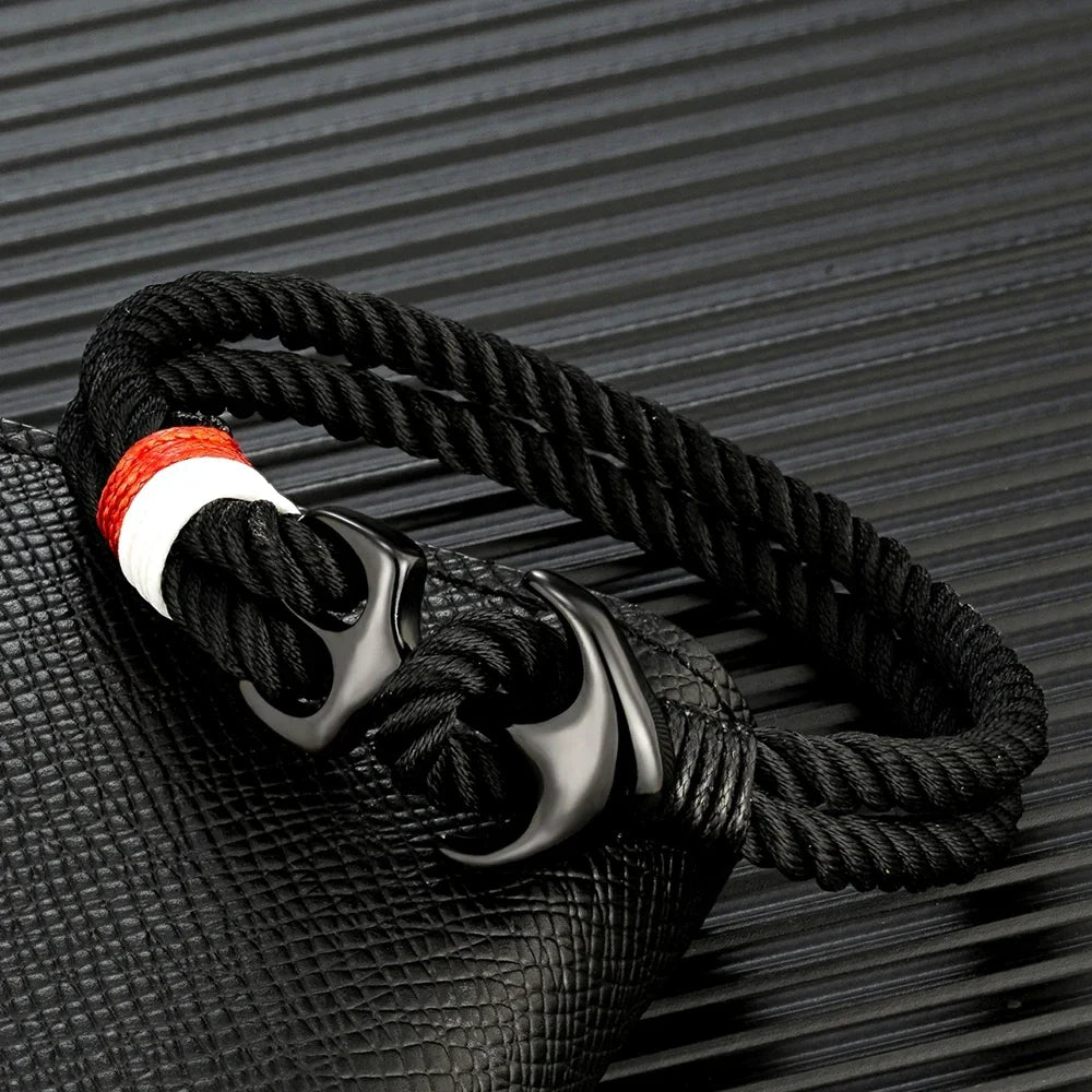 Pulsera doble ancla 