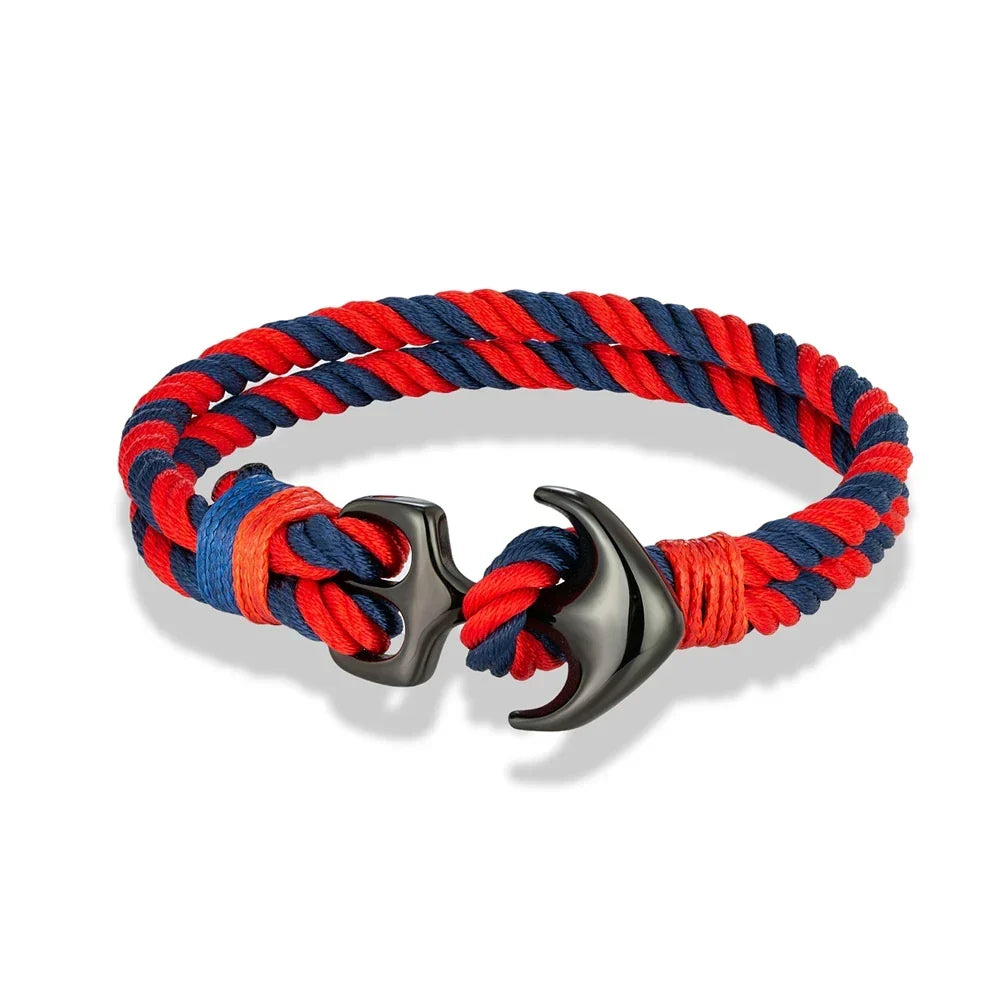 Pulsera doble ancla 