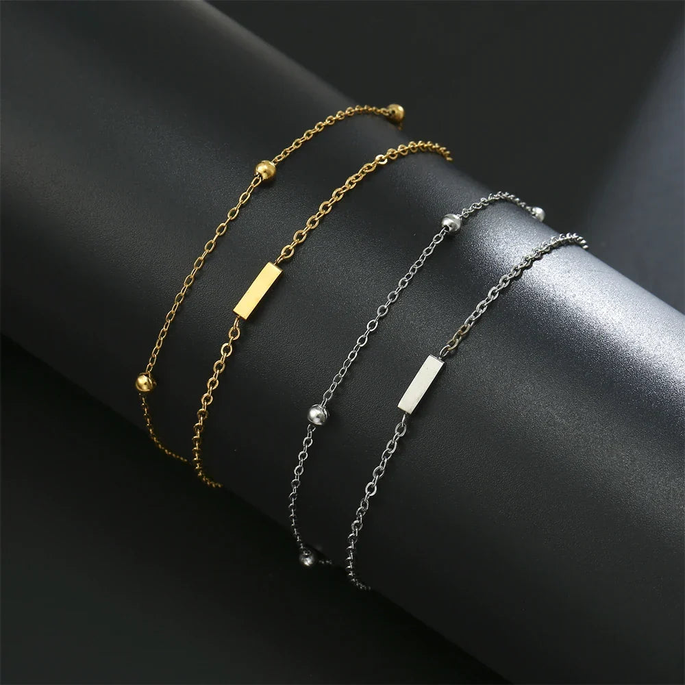 Double initial letter bracelet