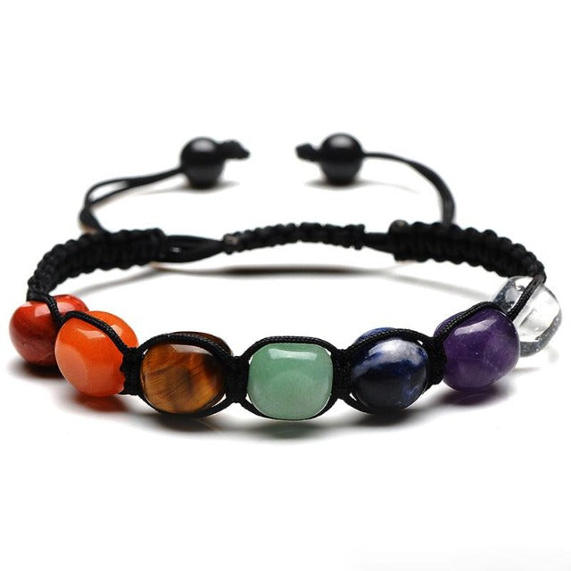 Pulsera 7 Chakras con Piedras Naturales