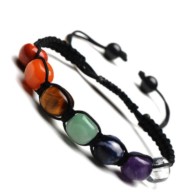 Pulsera 7 Chakras con Piedras Naturales