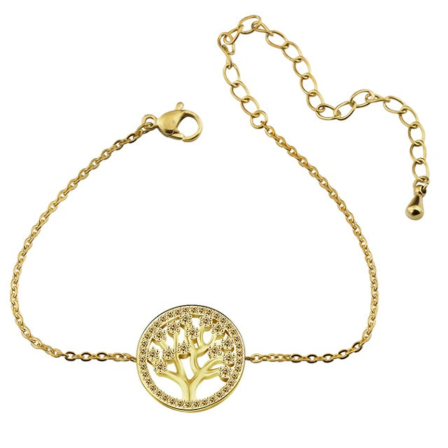 Pulsera Árbol de la Vida en oro
