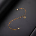 Lotus Flower Bracelet for Women Gold