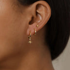 Lot de 3 Boucles d'Oreilles Etoile