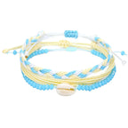 Set of 3 colorful Brazilian bracelets for women