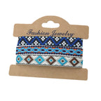Set of 3 handmade ethnic-style Brazilian bracelets