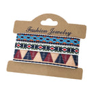 Set of 3 handmade ethnic-style Brazilian bracelets