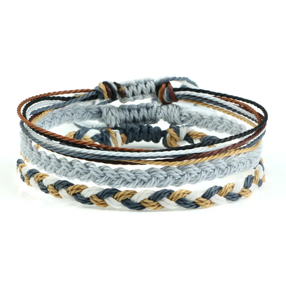Set of 3 multicolored braided Brazilian bracelets