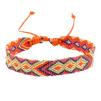 Lot de 8 Bracelets Brésiliens à Motifs Géométriques