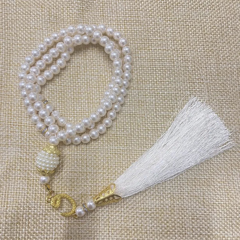 Misbaha 99 Beads - Islamic Prayer Rosary with Tassel
