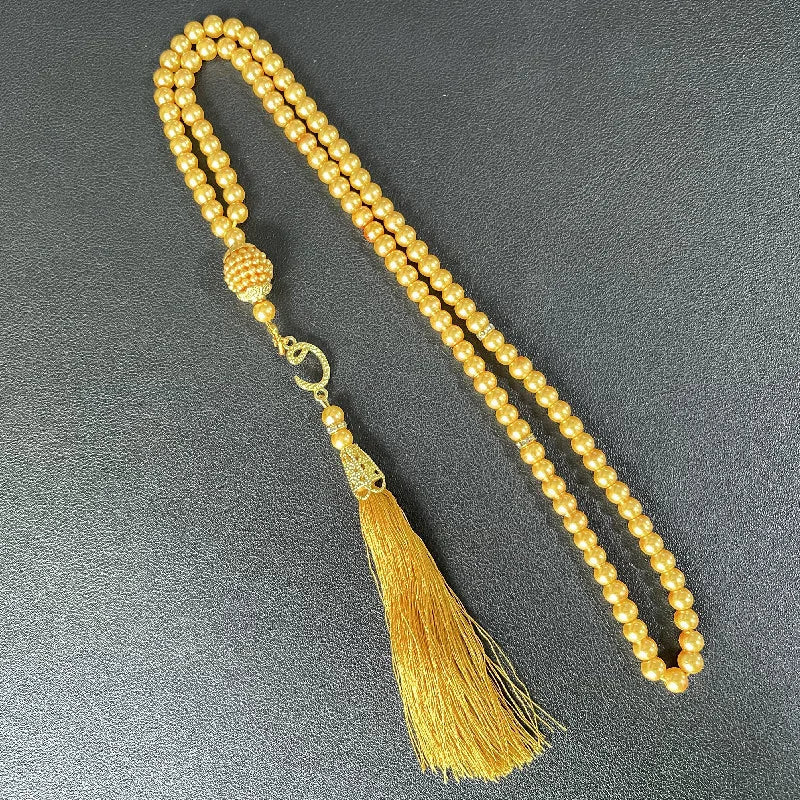 Misbaha 99 Beads - Islamic Prayer Rosary with Tassel
