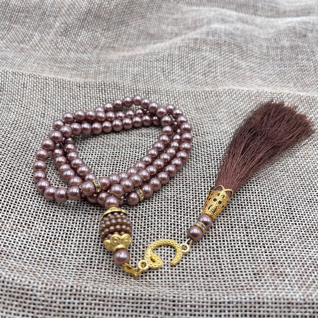 Misbaha 99 Beads - Islamic Prayer Rosary with Tassel