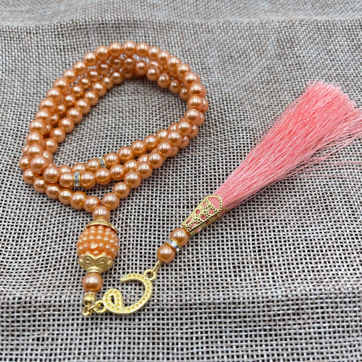 Misbaha 99 Beads - Islamic Prayer Rosary with Tassel