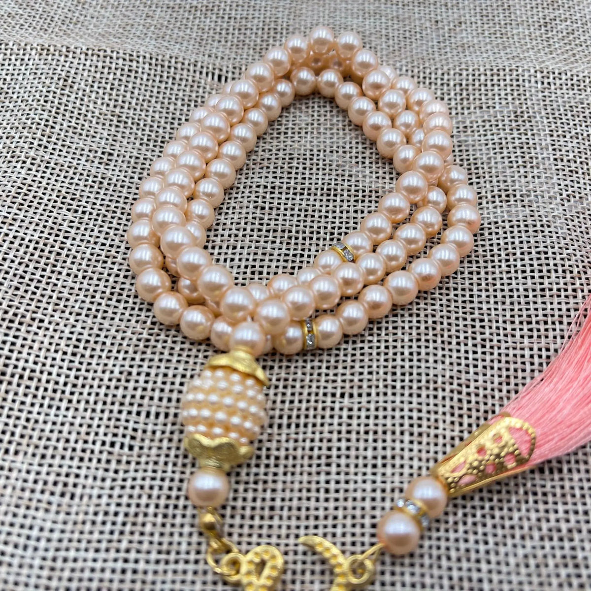 Misbaha 99 Beads - Islamic Prayer Rosary with Tassel