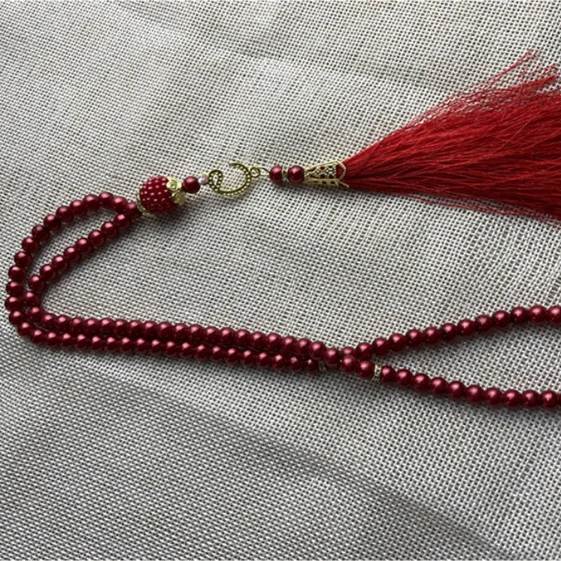 Misbaha 99 Beads - Islamic Prayer Rosary with Tassel