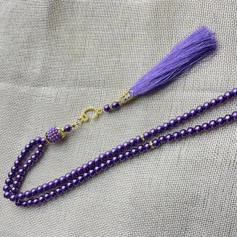 Misbaha 99 Beads - Islamic Prayer Rosary with Tassel
