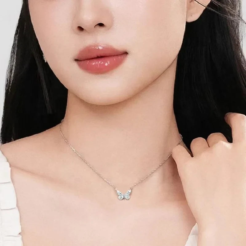 Luminous butterfly set (necklace + bracelet) + free earrings