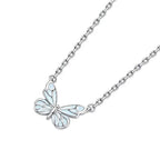Collier et pendentif papillon lumineux
