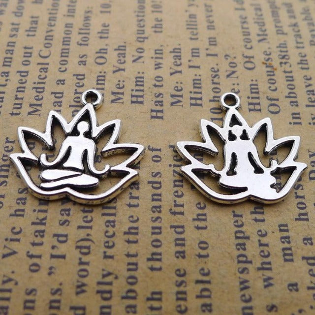 Silver Buddha Pendant