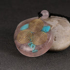 Orgonite Stone Pendant & Necklace Men Women Protection Meditation triskelion