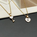 Colgante para pareja blanco