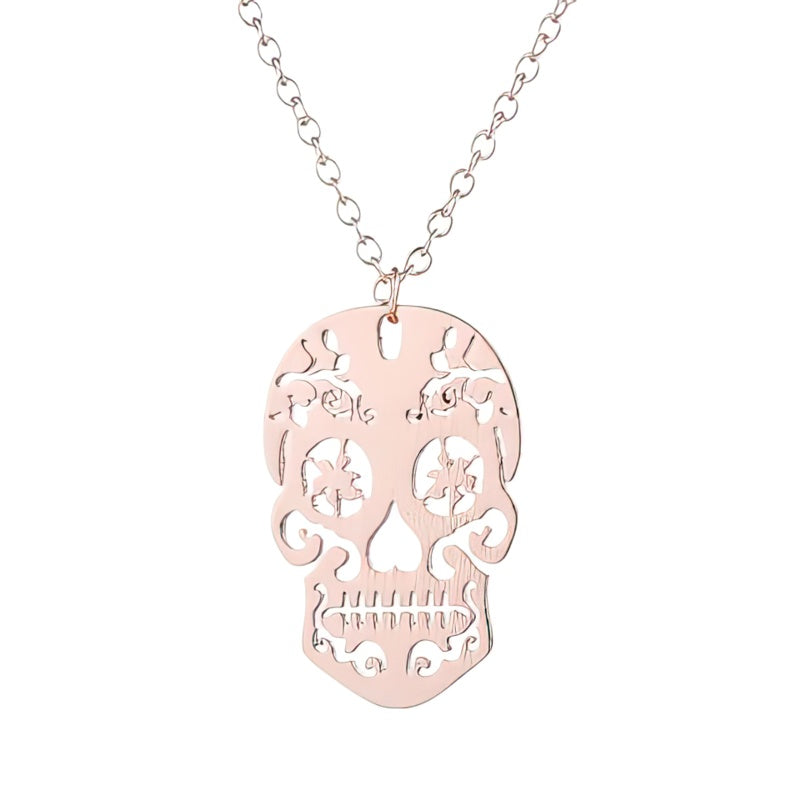 Pendentif Tête de Mort Or