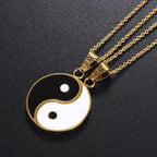 Pendentif Yin Yang Séparable or