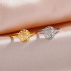 Anillo Pequeño Flor de la Vida para Mujer plata